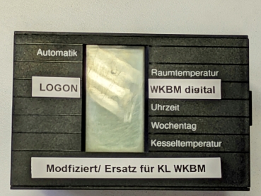 modifizierter LOGON WKBM digital als Ersatz für KL WKBM