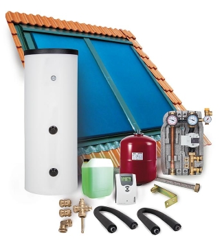 Solarpaket SX2,0 Indachmontage, 6,06 m² Bruttokollektorfläche